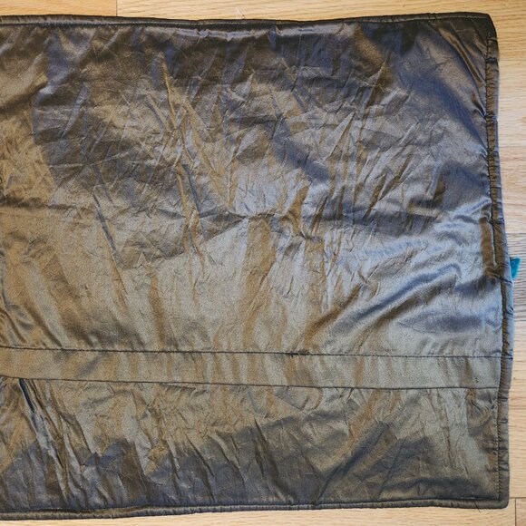 Boho Meditation Pillow Case Satin Silk Back Felt Goddess With Beads - Picture 9 of 15